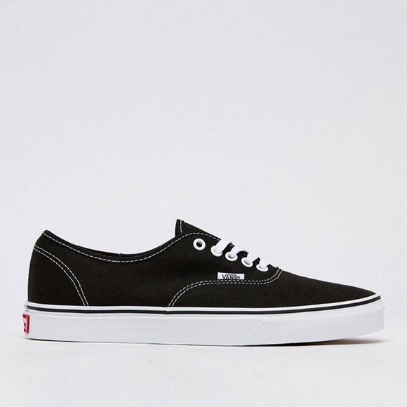 Vans Authentic Solid Canvas Skateboard Sneaker With Contrast Stitching - Picture 4 of 10